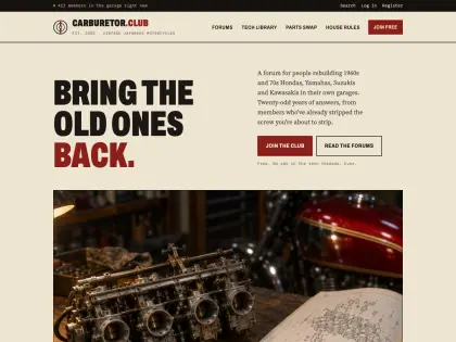 Vintage motorcycles, without Impeccable, run 1